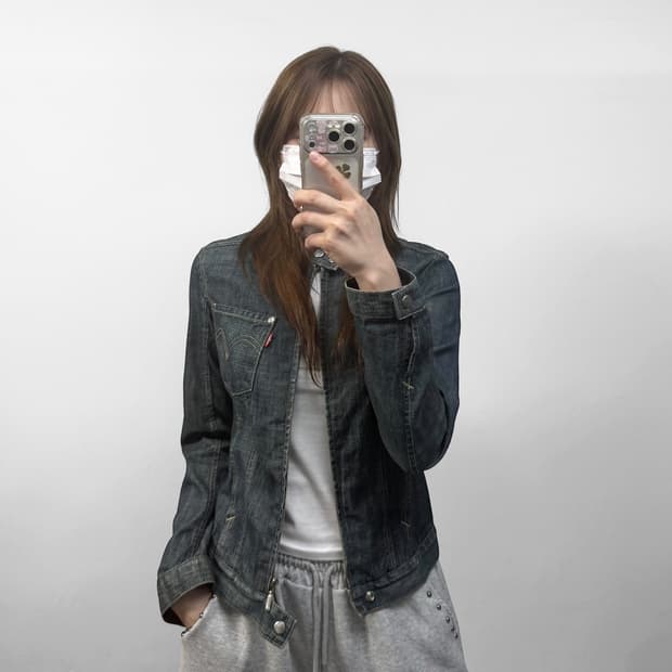 리바이스 엔지니어드 진 데님 집업 자켓