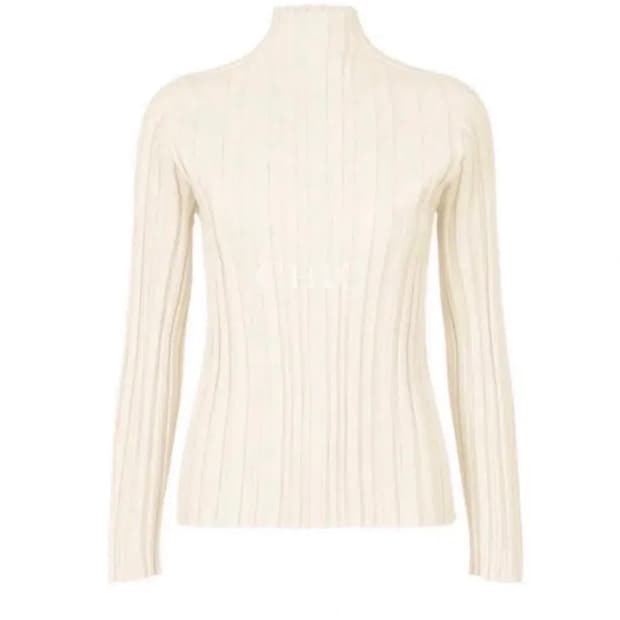 플리츠플리즈 플래닛니트 오프화이트 새상품급