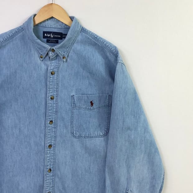 Xxl 폴로 데님 셔츠
