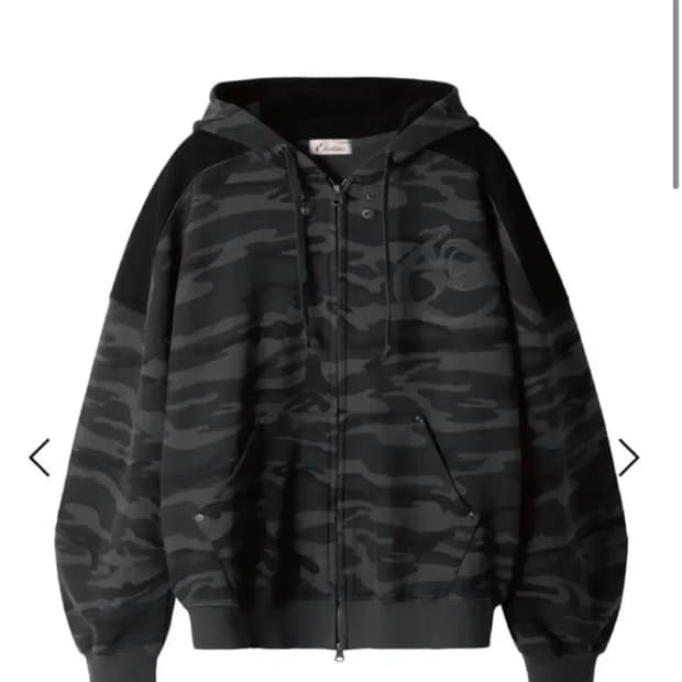 [새상품] Etce 카모 후드집업