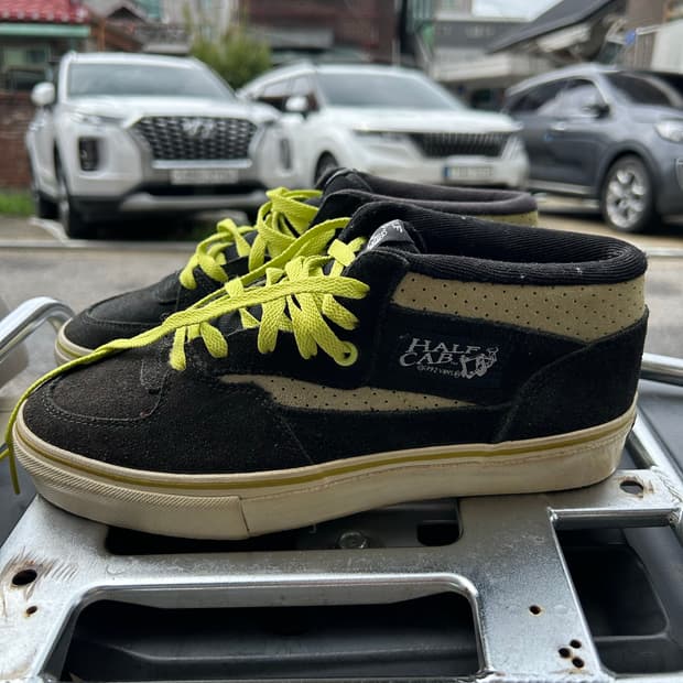 2000‘s 반스 하프캡 블랙/라임