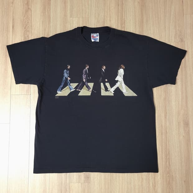 90s 비틀즈 애비로드 티셔츠 (빈티지 밴드티)