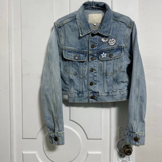 마쥬 디테일 데님 자켓
