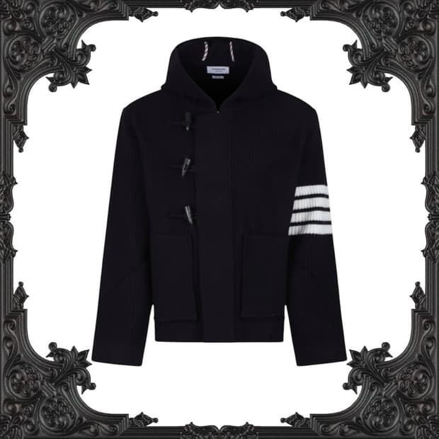 톰브라운 네이비 울 자켓