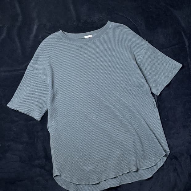 일본빈티지 GU 와플 반팔티