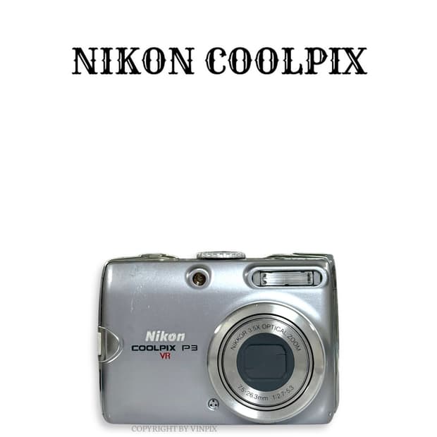 니콘 쿨픽스 P3(coolpix p3) 빈티지 디지털 카메라 디카