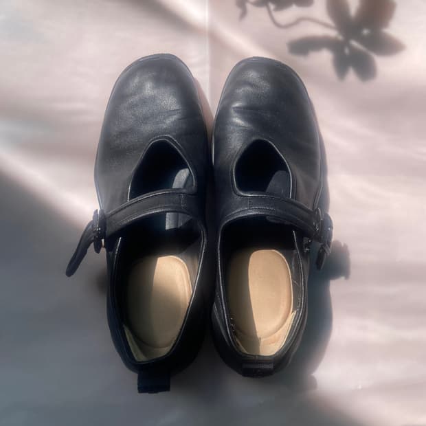 Sporty mary jane flat
