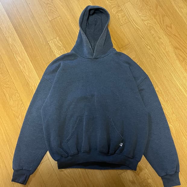 [XXL] 00s 빈티지 러셀 후드 다크 그레이