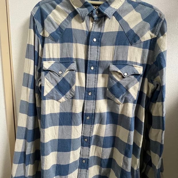 (m) 더블알엘 rrl 플래드 웨스턴 셔츠