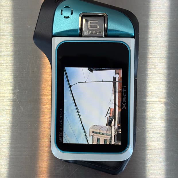 산요 작티 DMX-CA65 마린블루 빈티지디카/캠코더