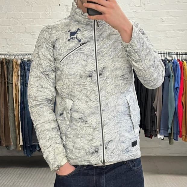 오클리 스컬 다운 자켓 17FW 재팬 별주 Y2K 코어