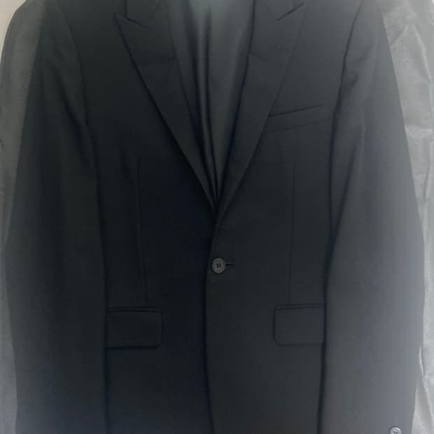 생로랑 에디시즌 피크드라펠 블레이저 자켓 46