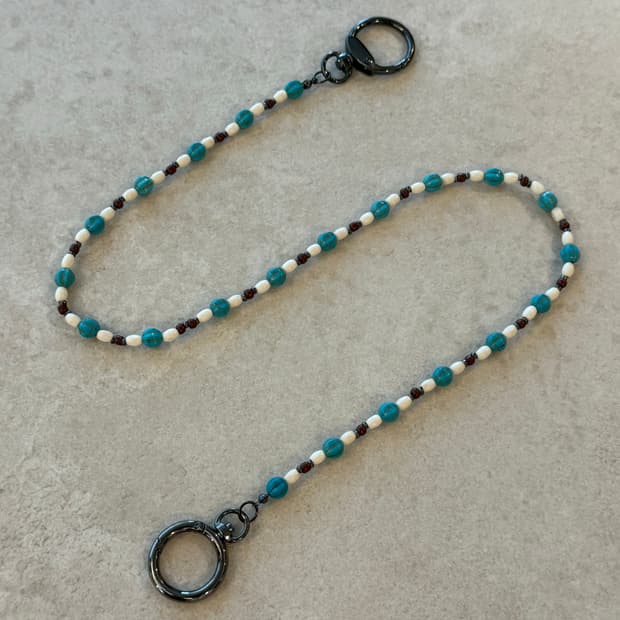 터키석 산호비즈 바지체인