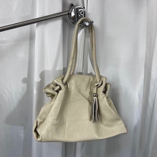 vintage ivory bag