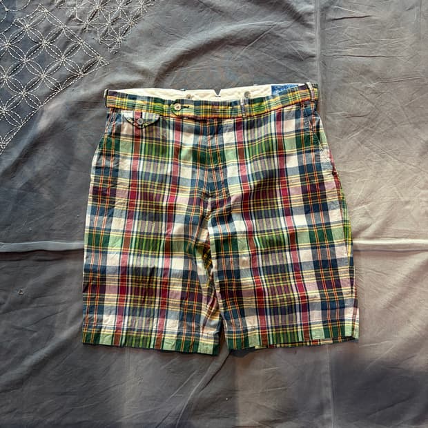 Polo Vintage Check Half Pants