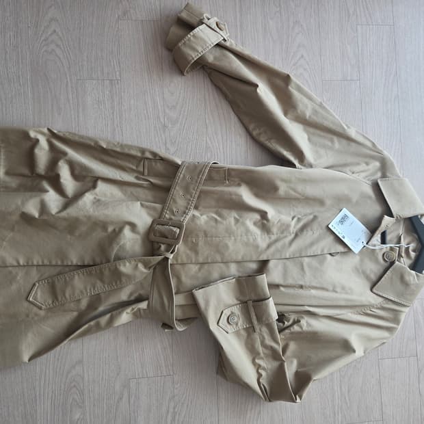 COS trench coat 34 새상품 싱글버튼 발마칸 스탠다드핏