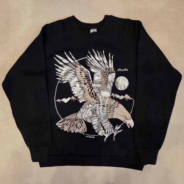 90s USA제 프루트오브더룸 알래스카 스웨트 (극미중고/S급)