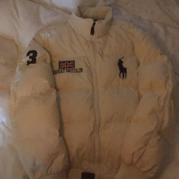 폴로 빅포니 브리튼 크림 패딩