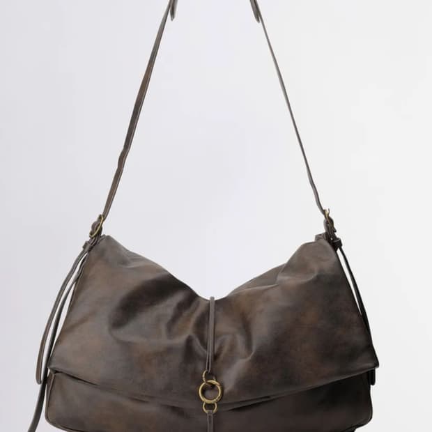 스컬프터 Folded Slouchy Bag Dirty brown 가방