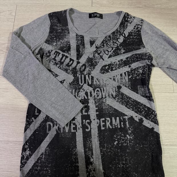 유니온잭 걸스티셔츠