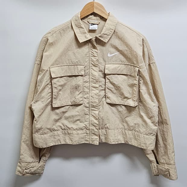 나이키 여성 크롭 에센셜 우븐 필드자켓 M
