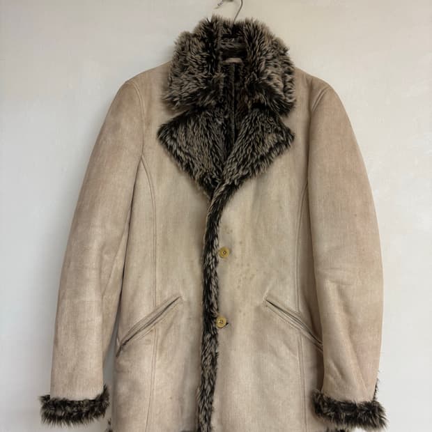 Vtg 모피 퍼 자켓