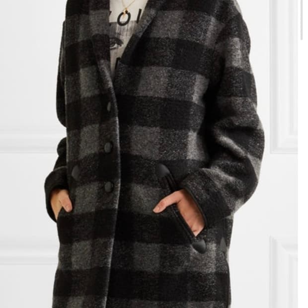 이자벨마랑 지노 체크코트