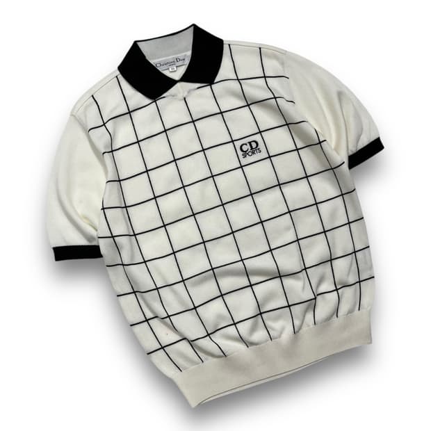 Christian Dior 90s Sports knit polo Tee