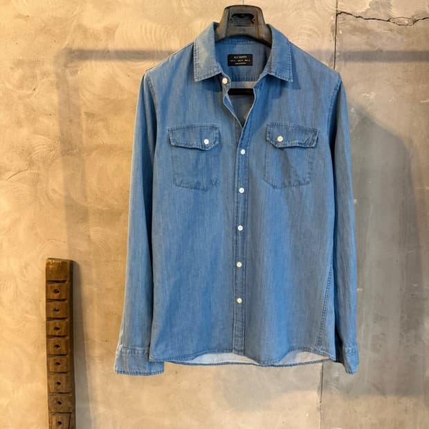 올세인츠 데님 셔츠 100