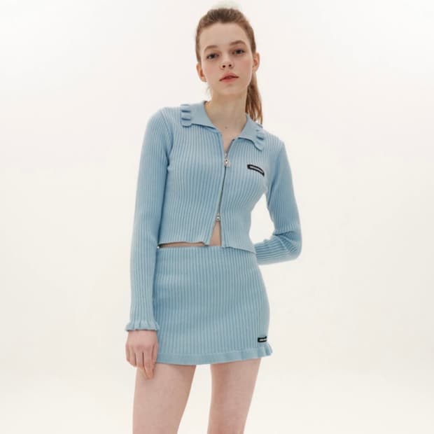 오드원아웃 집업 니트 가디건 상태 a+