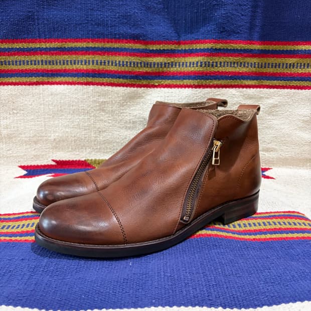 마스터크래프트 제팬 사이드지퍼 레더 부츠