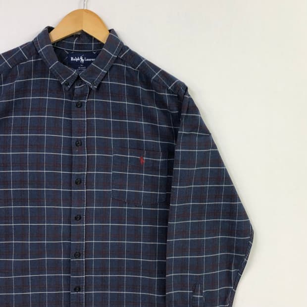 105 폴로 옥스포드 체크 셔츠