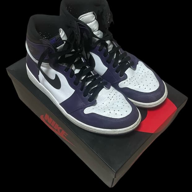 [280] 조던 1 하이 코트퍼플