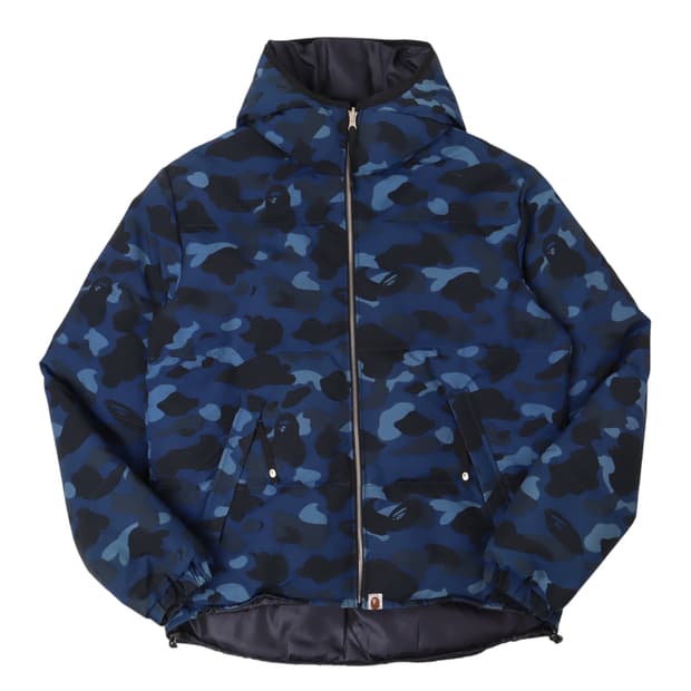 Bape 베이프 청계 카모 리버시블 다운 패딩