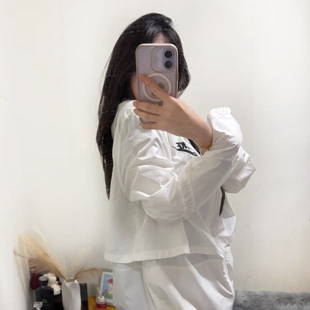 나이키 후드 바막 화이트(xl)