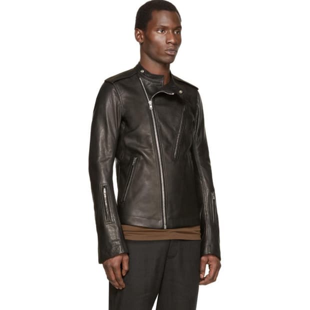 릭오웬스 레더 자켓