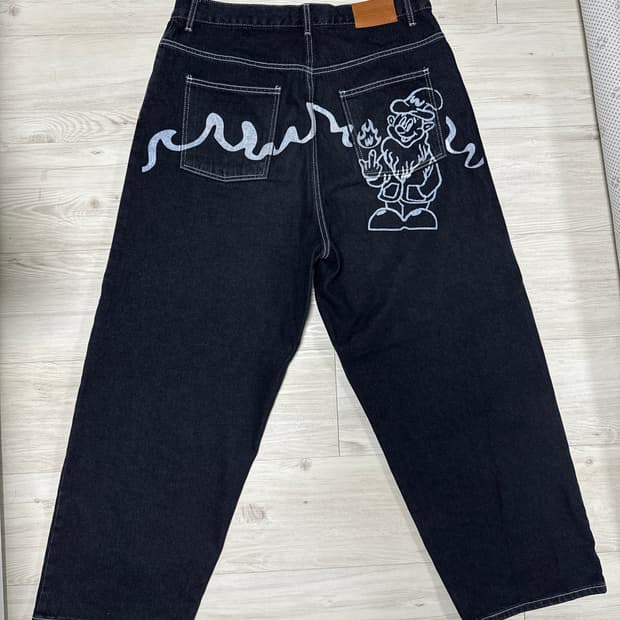 위켄더스 프린팅 데님 xl