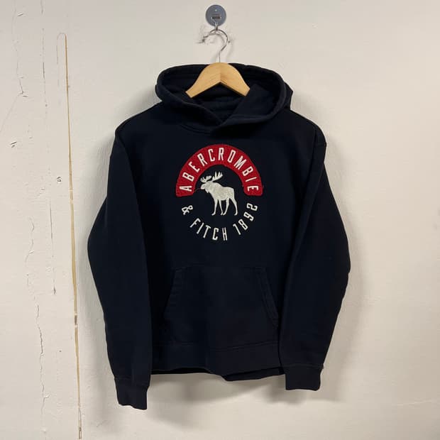 W/M) 아베크롬비 레터링 사슴 자수 후드티 T295