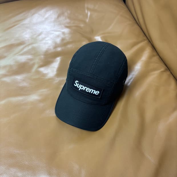 Supreme 슈프림 22fw 밀리터리 워시드 블랙 캠프캡 모자