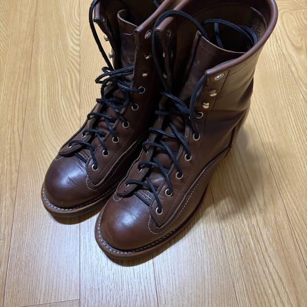 치페와 호윈 크롬악셀 로거 부츠 9E