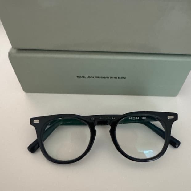 페이크미 Roy안경/ 블랙/ 상태좋음