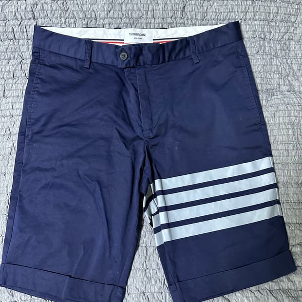 톰브라운 남성 반바지 네이비