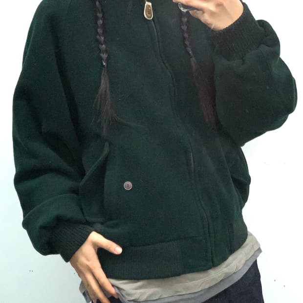 Rizzo 90s 울 봄버 자켓