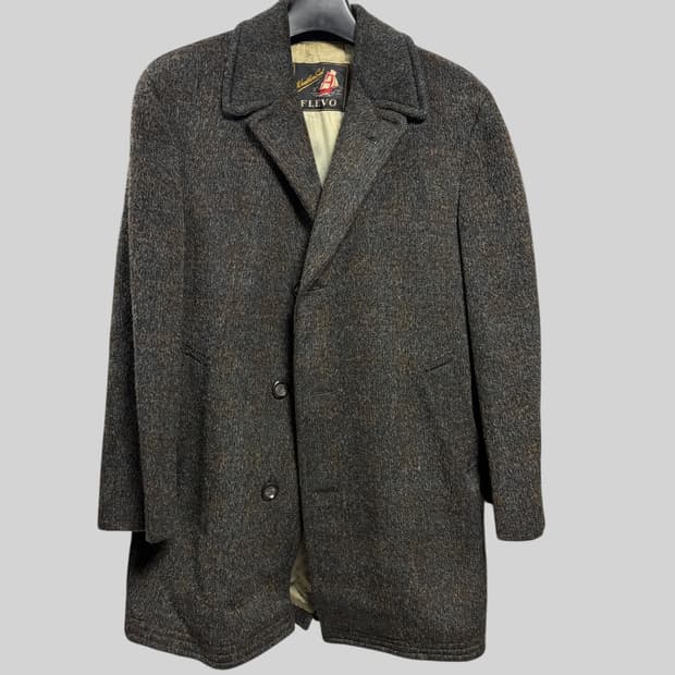 아메리칸 빈티지 모헤어 하프 코트 100-105