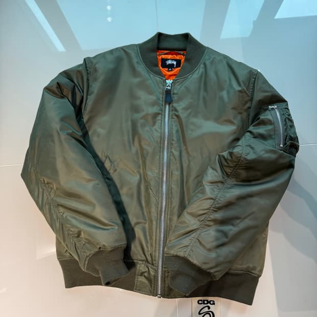 스투시 X CDG MA-1 자켓