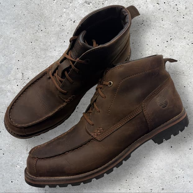 [300] 팀버랜드 처카 브라운 레더 워커 부츠