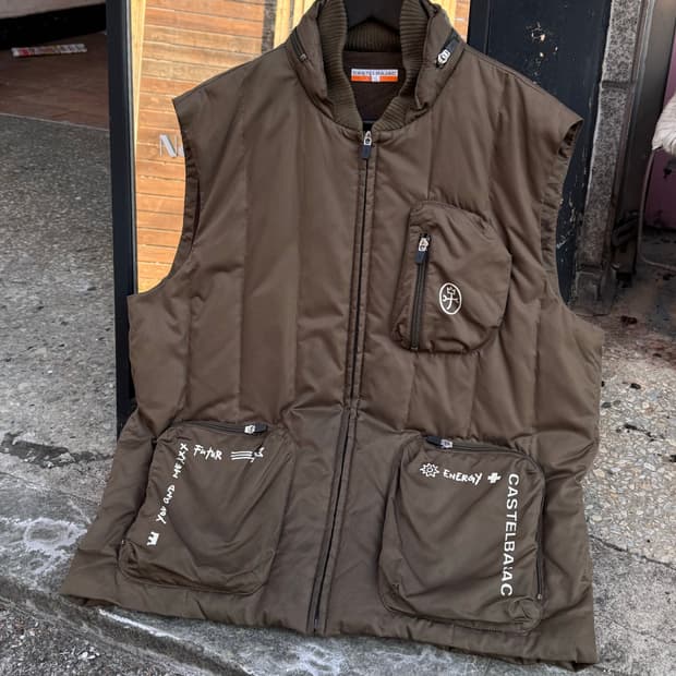 카스텔바작 유틸리티 패딩 베스트 