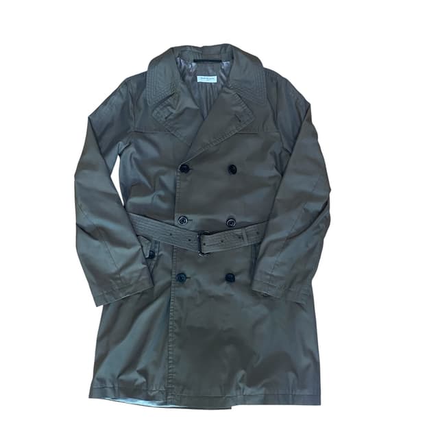 Belted Double Breasted Trench Coat