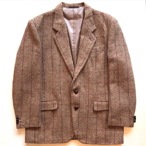 POWER CENTER x Harris Tweed 울 블레이저