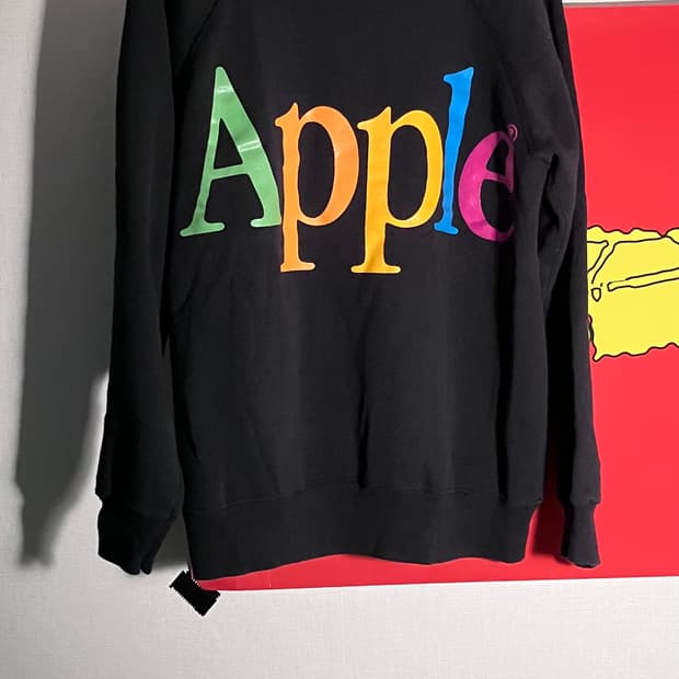 빈티지 애플 스웻 90s usa made